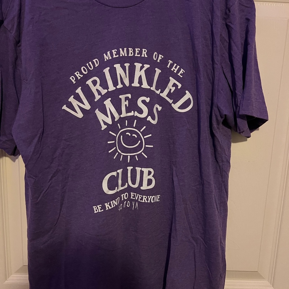 Next Level Apparel Purple Graphic Tee